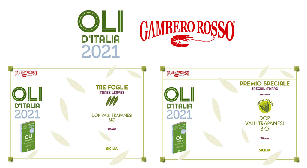 Guida Oli d’Italia 2021: Titone é il migliore olio DOP della guida Gambero Rosso